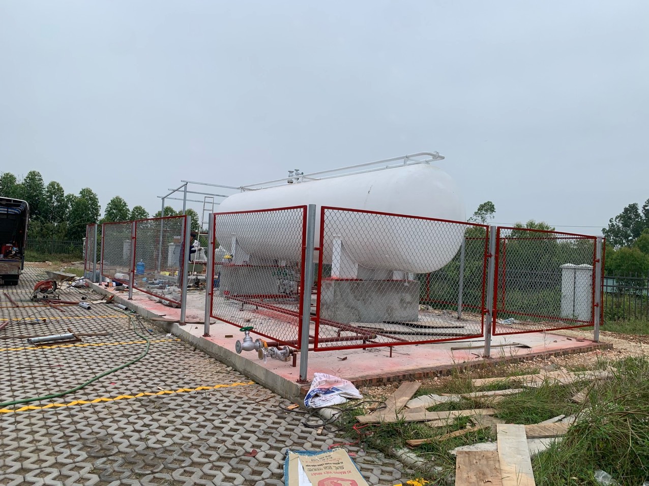 Sửa chữa thay thế hệ thống bốn trạm gas tại Bình Định